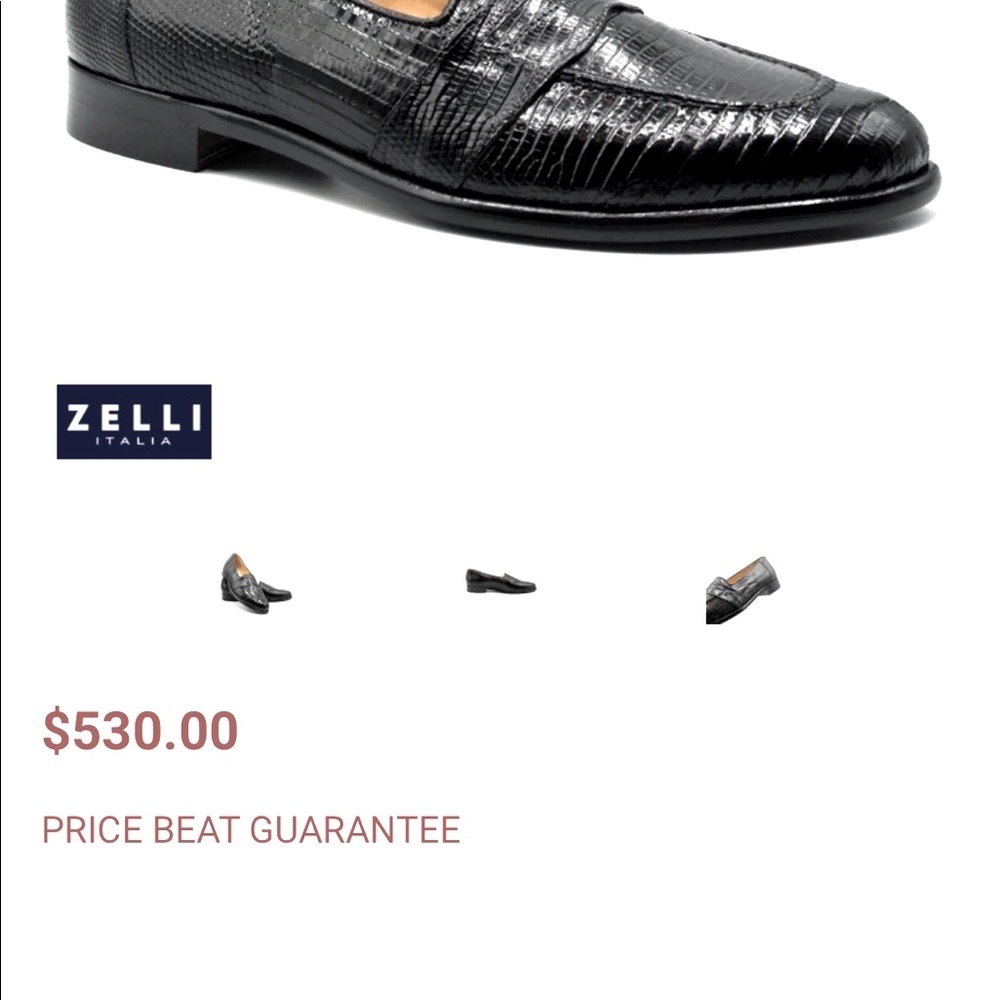 Zelli Rossi Genuine Lizard Loafers